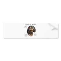 English Toy Spaniel (king charles) History Design Bumper Stickers