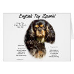 English Toy Spaniel (king charles) History Design cards
