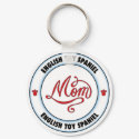 ENGLISH TOY SPANIEL mom keychain