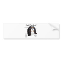 English Toy Spaniel prince charles History Design Bumper Stickers