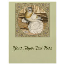 English Trumpeter Gold Frame Custom Flyer