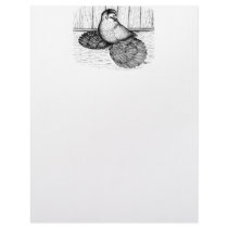 English Trumpeter Line Drawing letterhead by diane_jacky English Trumpeter Line Drawing letterhead