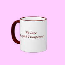English Trumpeter Yellow Self mugs