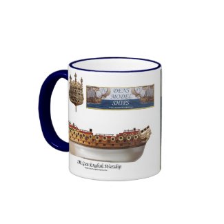 English Warship Nautical Mug mug