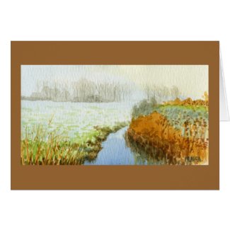 English Wetlands watercolor