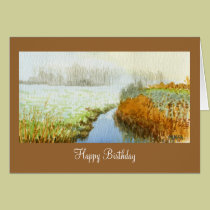 English Wetlands watercolor cards