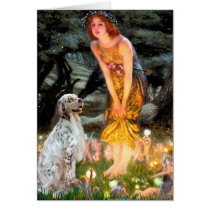 EnglishSetter 1 - MidEve cards by masterpiecedogs EnglishSetter 1 - MidEve cards