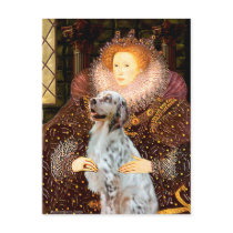 EnglishSetter 1 - Queen Postcard