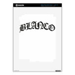 Engranaje de Blanco Placaso iPad 3 Skin