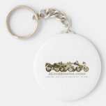Engranaje de la sepia de Katriders Llavero Personalizado