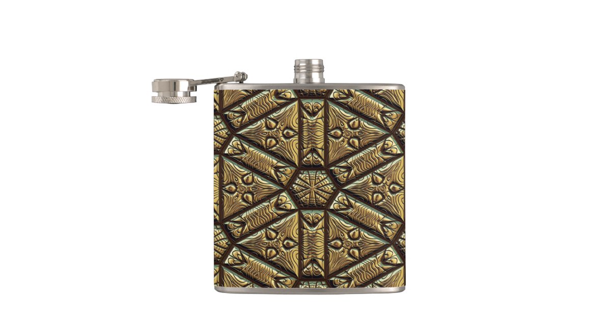 Engraved 2 Wrapped Flask Zazzle