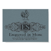 Engraved in Stone Postcard posters