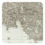 Engraved map of France 2 Sticker