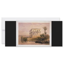 Engraved on stone by Louis Haghe Rack Card Design
