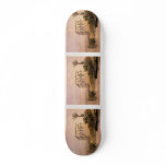 Engraved on stone by Louis Haghe Skate Board Deck