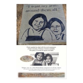 Engraved Portraits print