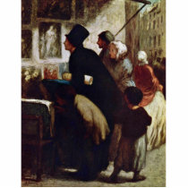 Engraving Dealers By Daumier Honoré Cut Outs