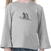 Enis & Elain Egret T Shirts