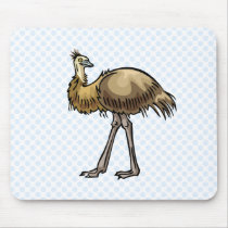 Enis Emu mousepads by BisforBirds Enis Emu mousepads
