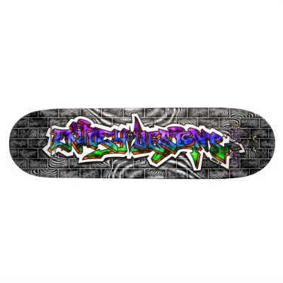 Enjoey Designs 03 ~ Wild Style Grafitti Art Deck Skate Deck by Madfrax