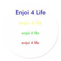 Enjoi 4 Life, enjoi 4 life, enjoi 4 life, enjoi... stickers by jdw95sk8forlife Enjoi 4 Life, enjoi 4 life, enjoi 4 life, enjoi... stickers