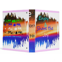 Enjoy and share the joy binders