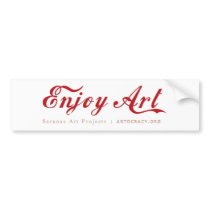 Enjoy Art:  Bumper Sticker bumper stickers