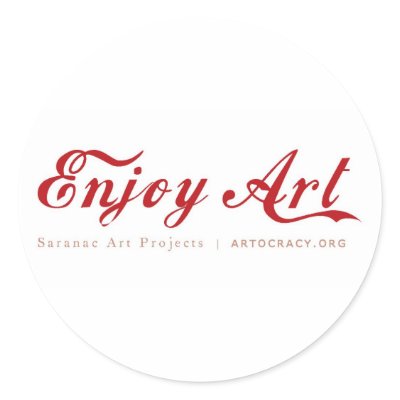Enjoy Art - Round Sticker by artocracy