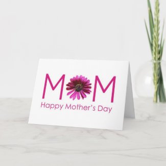 ENJOY-IT IS YOUR DAY MOM (MOTHER'S DAY) zazzle_card