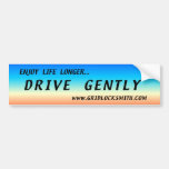 ENJOY-LL+D-GENTLY BUMPER STICKER
