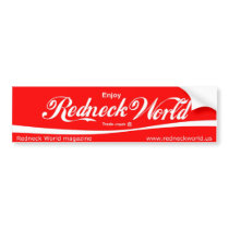 Enjoy Redneck World bumper stickers