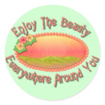 Enjoy The Beauty Sticker