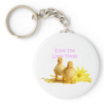 Enjoy The Little Things, Ducklings Keychain