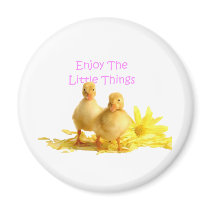 Enjoy The Little Things, Ducklings Fridge Magnets