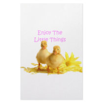 Enjoy The Little Things, Ducklings Stationery Design