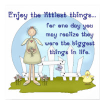 Enjoy the Littlest Things Print by mrssocolov Enjoy the Littlest Things Print