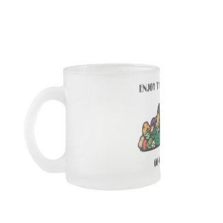 Enjoy The Rhythm Of Life Go Vegetarian! mug