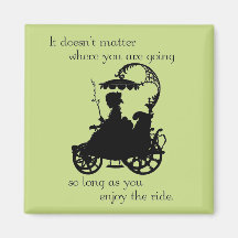 Enjoy the Ride Refrigerator Magnets