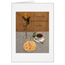 "Enjoy The Special Moments" greeting card