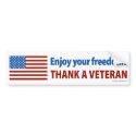 Enjoy Your Freedom? Thank a Veteran.
