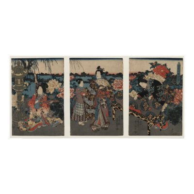 Enjoying a Garden of Peonies Posters by ZephyrusBooks