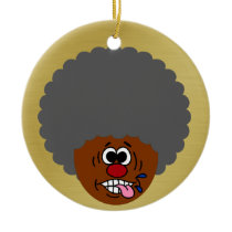 Enjoying aging gracefully into second childhood ornament