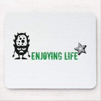 Enjoying Life Mousepad zazzle_mousepad