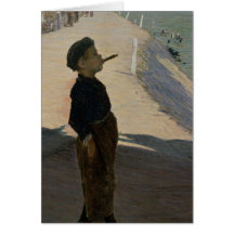 Enjoying Life, Volendam, Zuider Zee Greeting Card