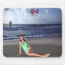 enjoying the serf, mousepad