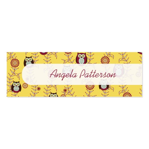 Enjoying the Sunshine Skinny Mommy Calling Cards Business Card Templates (front side)