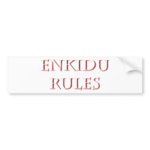 Enkidu Bumper Stickers