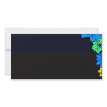 Enlightening colorful blossom valentine gift photo cards