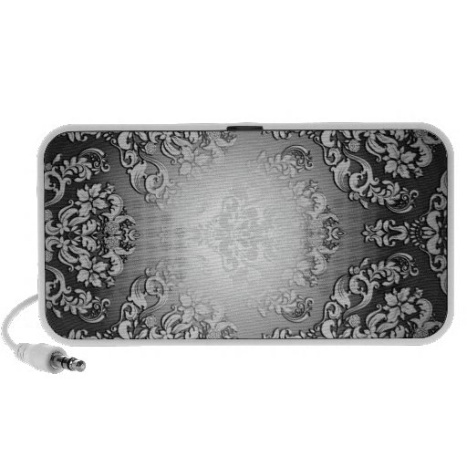 Enlightening Grey and White floral special gift Mp3 Speaker