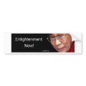 Enlightenment Now! - Dalai Lama bumper stickers by prospirit Enlightenment Now! - Dalai Lama bumper stickers